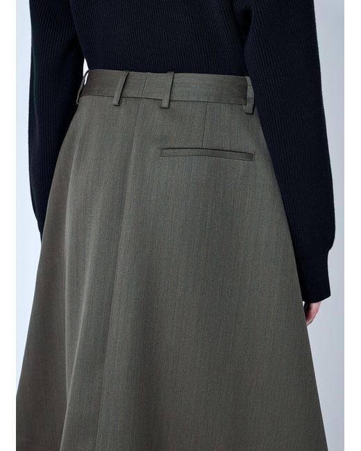 Bottega Veneta Black Wool Culottes