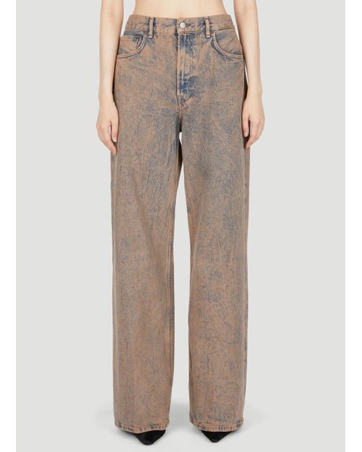 Acne Natural Washed Relaxed Jeans