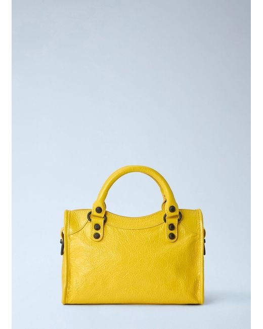 Balenciaga Yellow Le City Bag Mini
