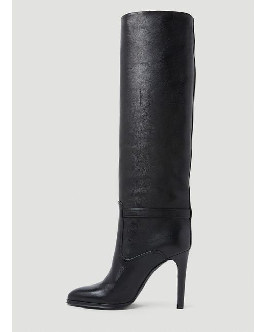 Saint Laurent Black Diane Leather Boots for men