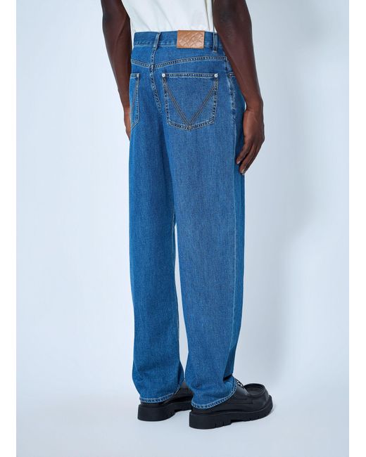Bottega Veneta Blue Straight-Leg Denim Jeans for men