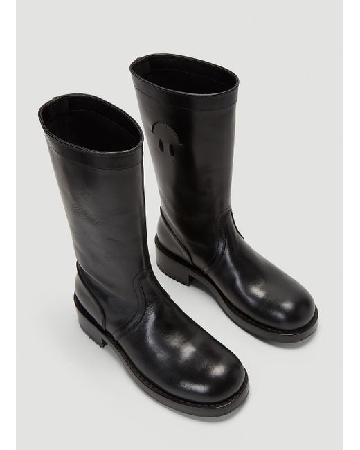 raf simons rain boots
