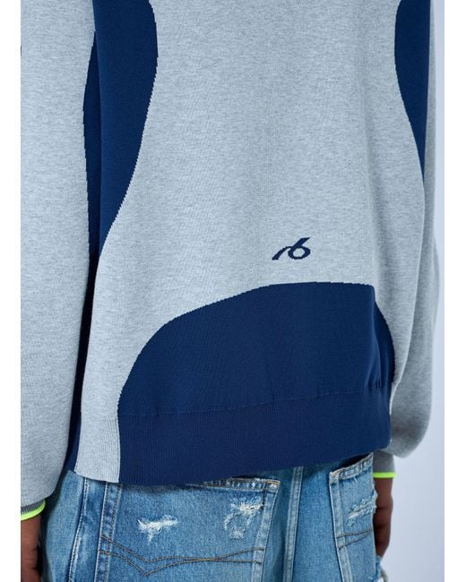 Balenciaga Blue Zip-Up Track Jacket for men