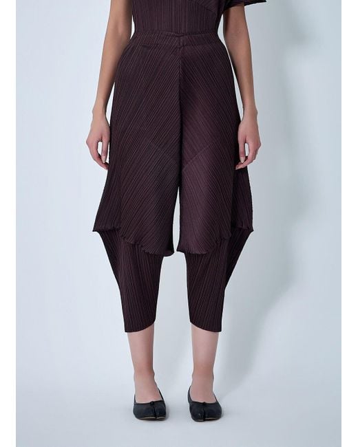 Pleats Please Issey Miyake Blue Pleated Pants