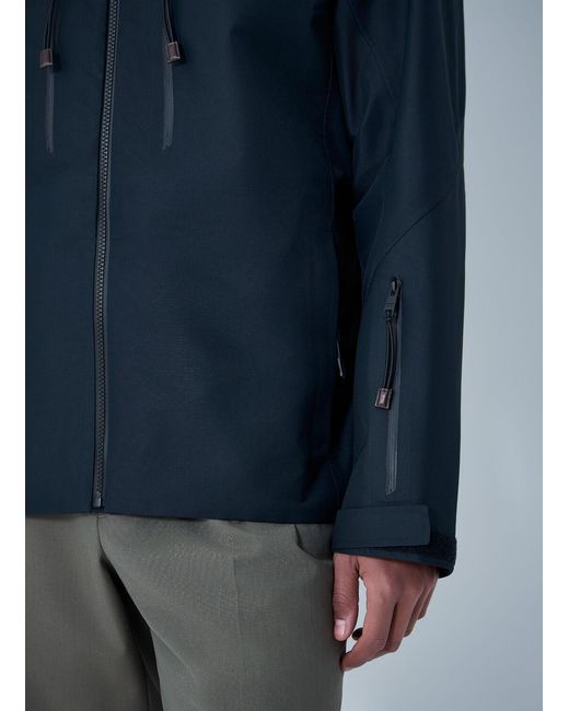 Prada Blue Technical Bomber Jacket for men