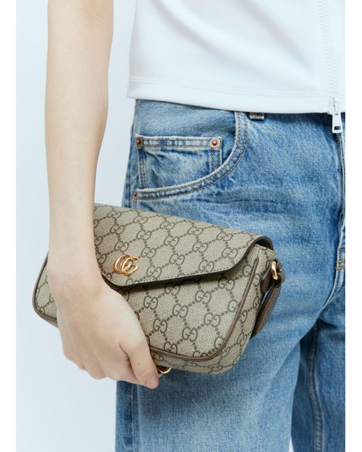 Gucci White Ophidia Mini Shoulder Bag