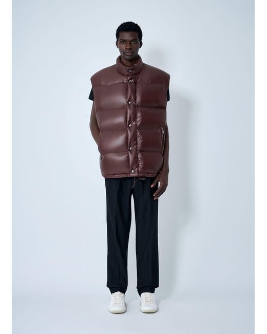 Prada Purple Re-Nylon Down Vest for men