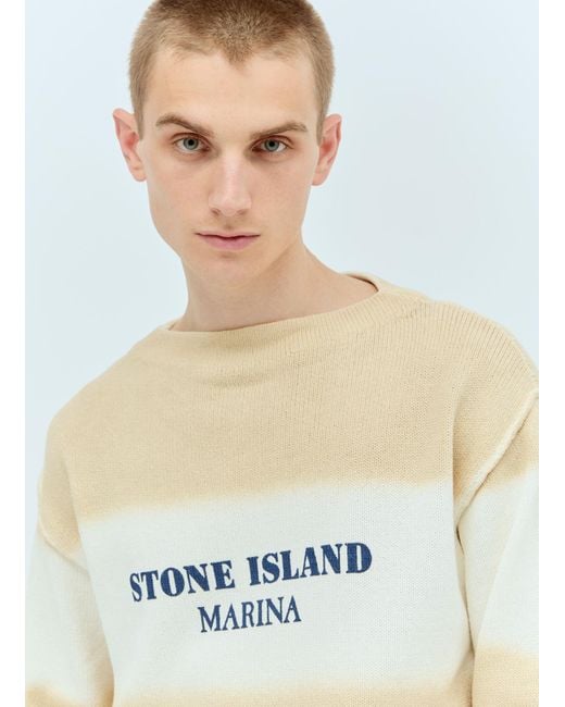 Stone Island Natural Marina Sweater for men