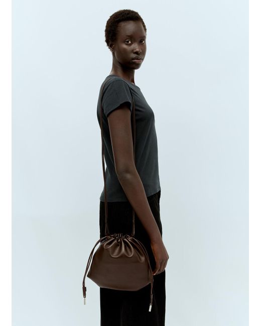 The Row Black Angy Shoulder Bag