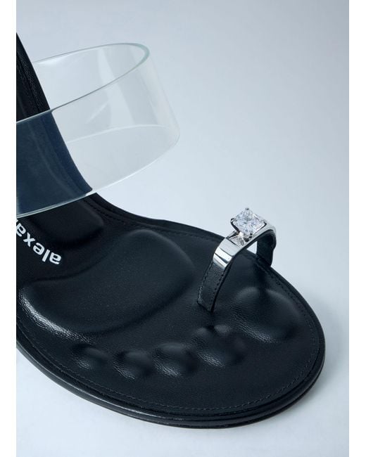 Alexander Wang Blue Bianca Heel Sandals