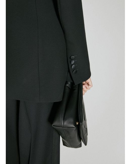 Dolce & Gabbana Gray Dg Leather Padded Shoulder Bag