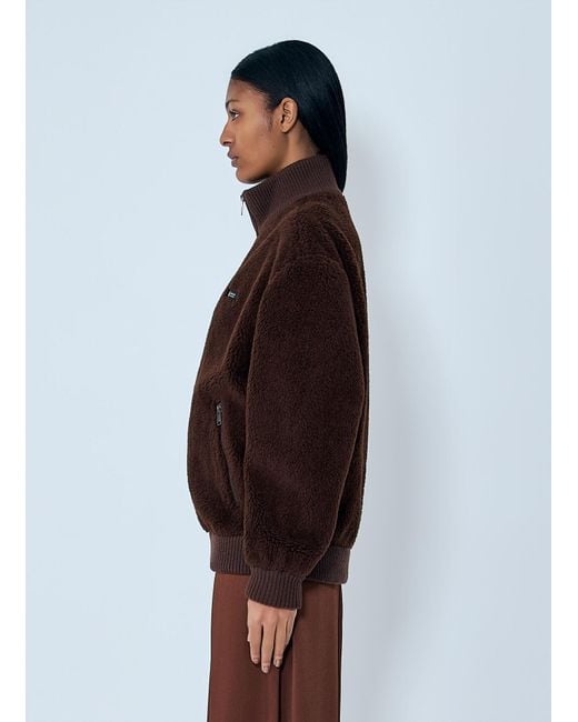 Prada Brown Fleece Jacket