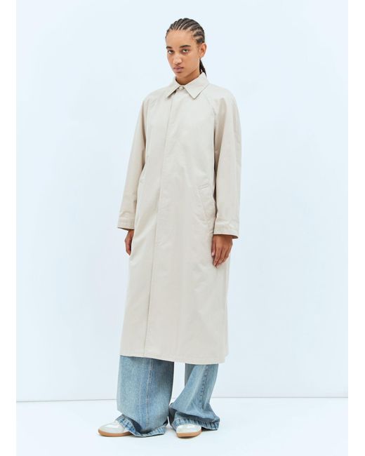 A.P.C. White Gaia Trench Coat