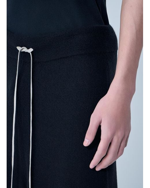 Rick Owens Blue Drawstring Track Pants for men