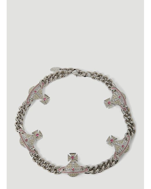 Vivienne Westwood Metallic Kika Choker Necklace