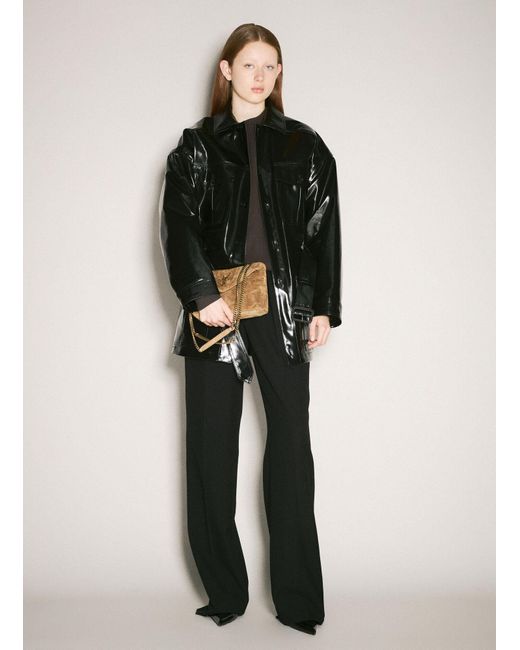 Saint Laurent Black Saharienne Jacket