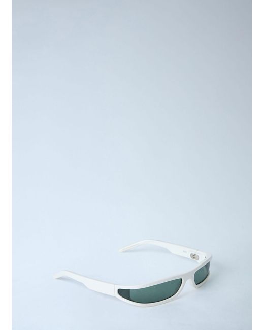 Rick Owens Blue Fog Sunglasses for men