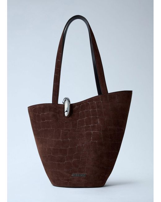 Jacquemus Brown Le Bambola Moyen Bucket Bag
