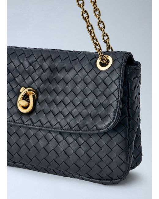 Bottega Veneta Blue Medium Madison Shoulder Bag