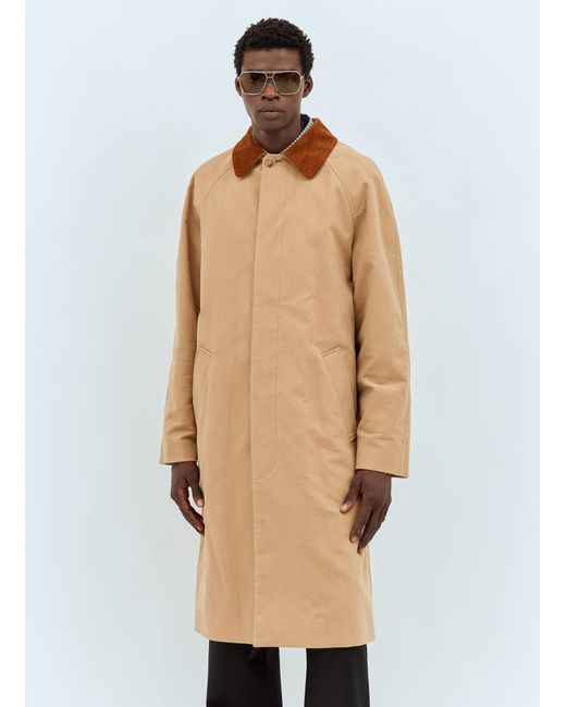 A.P.C. Natural Gaspard Mac Coat for men