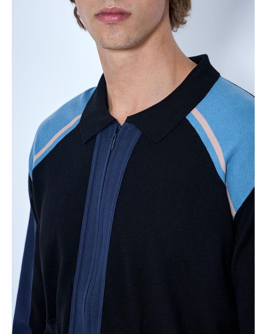 Kiko Kostadinov Blue Munno Knit Cardigan for men