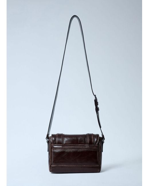 Prada Blue Leather Explore Crossbody Bag for men