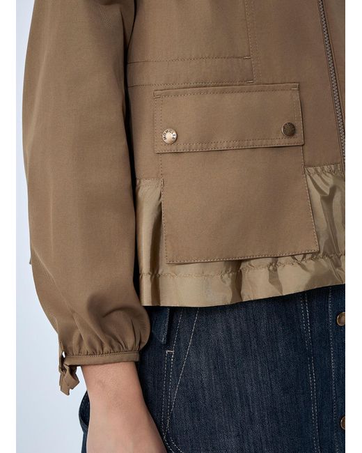 Moncler Natural Adenium Hooded Jacket