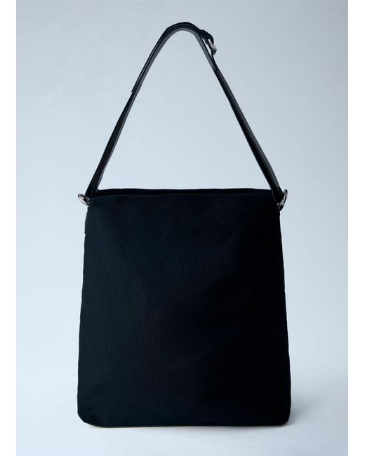 Dries Van Noten Blue Canvas Tote Bag for men