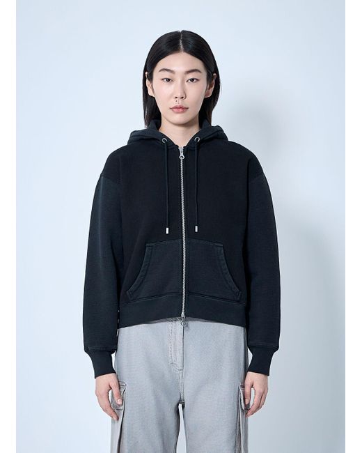 Our Legacy Blue Mischief Hooded Zip-up Sweatshirt