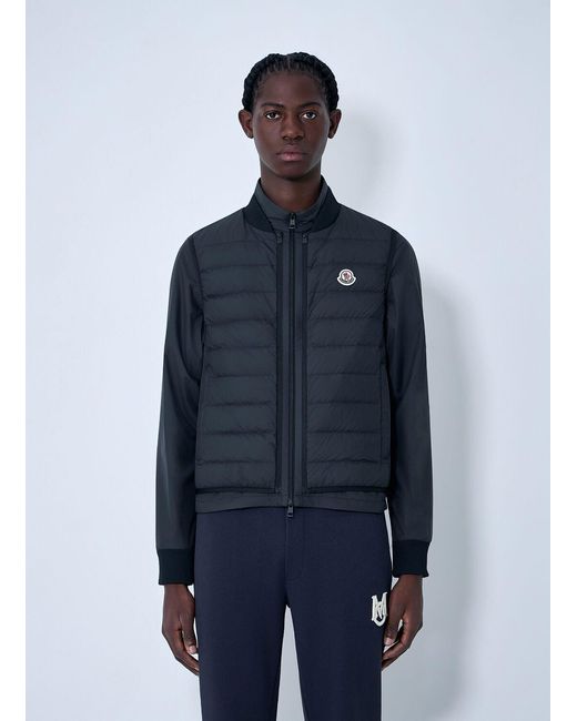 Moncler Blue Verney Short Down Jacket for men