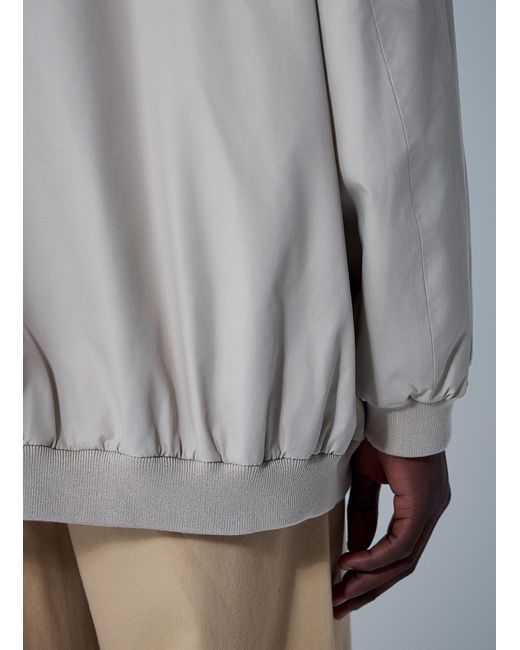 Miu Miu Gray Panama Blouson Jacket for men