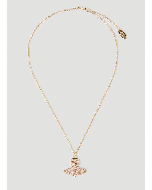 Vivienne Westwood White Francette Bas Relief Necklace