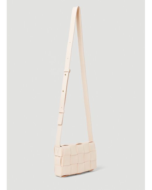 Bottega Veneta Natural Small Cassette Shoulder Bag