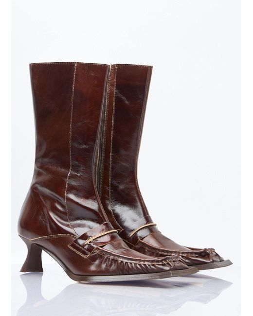 Miista Brown Halle Tall Boots