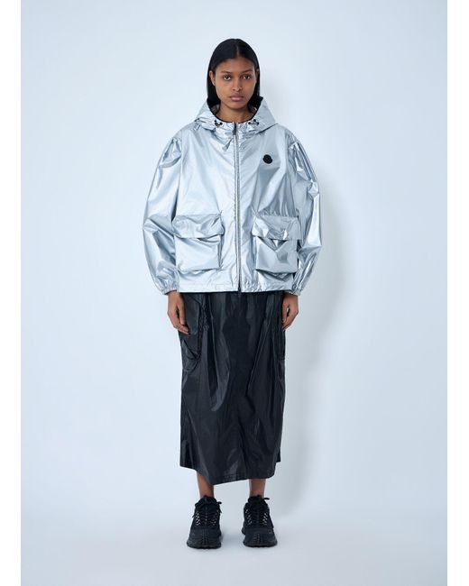 Moncler Blue Ylang Bomber Jacket