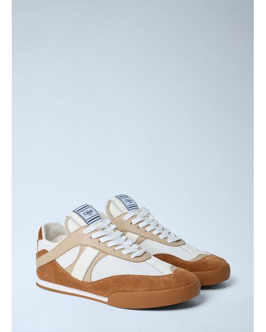 Chloé White Chloã Kick Sneakers
