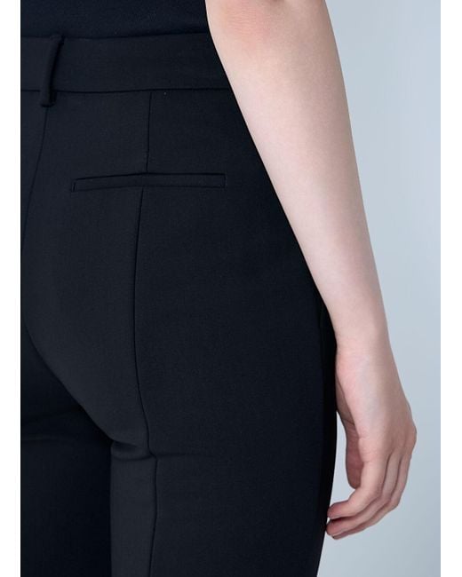 Sportmax Blue Stretch-finish Pants