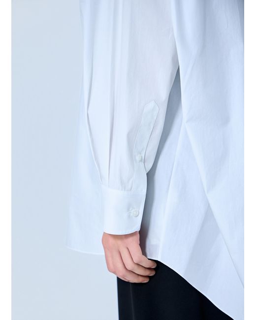 The Row White Luka Cotton Shirt