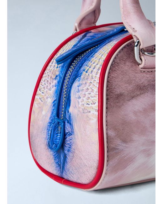 DIESEL Pink 1dr Dome Small Bowling Handbag