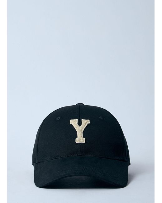Saint Laurent Blue Logo Motif Baseball Cap