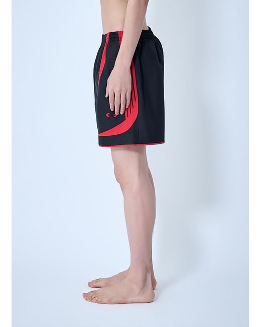 Balenciaga Blue Soccer Swim Shorts for men
