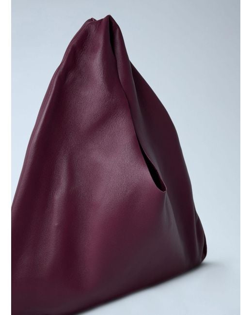 The Row Purple Small Bindle Shoulder Bag