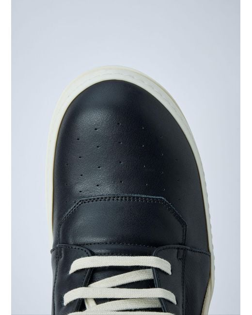 Rick Owens Blue Geobasket High-Top Sneakers for men