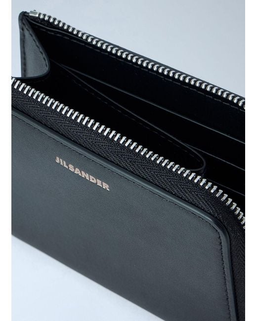 Jil Sander Blue Tangle Wallet for men
