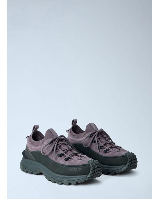 Moncler Black Trailgrip Lite3 Low Top Sneakers