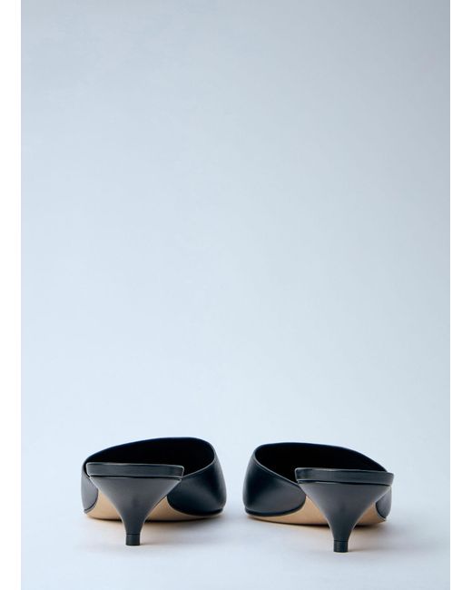 The Row White Liisa Kitten Heels