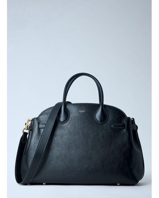 COACH Blue Soft Empire Carryall Tote Bag 40