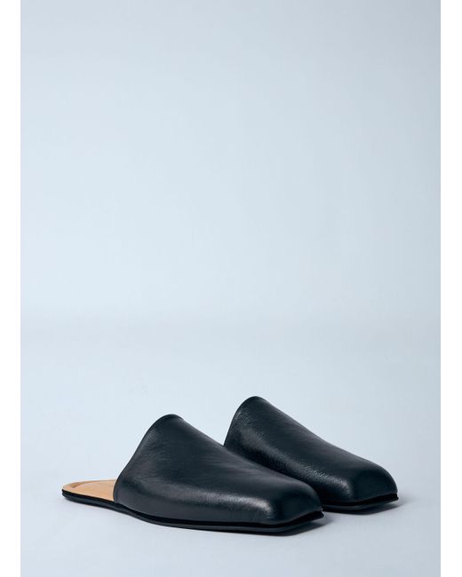 Our Legacy Blue Ciagarr Leather Mules