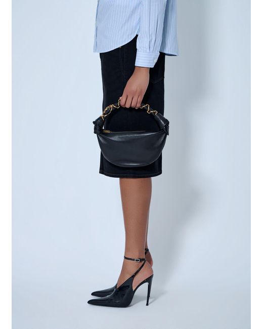 Saint Laurent Blue Mini Amalia Shoulder Bag