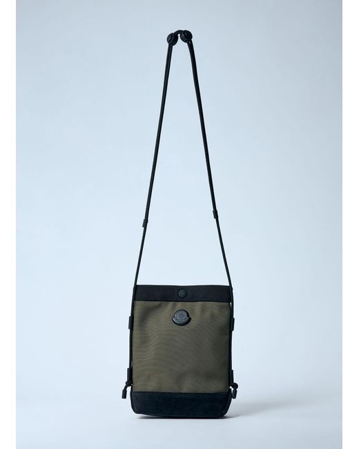 Moncler Blue Crossbody Phone Case Pouch for men